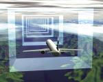 An illustration of Alaska Airline's RNP technology.