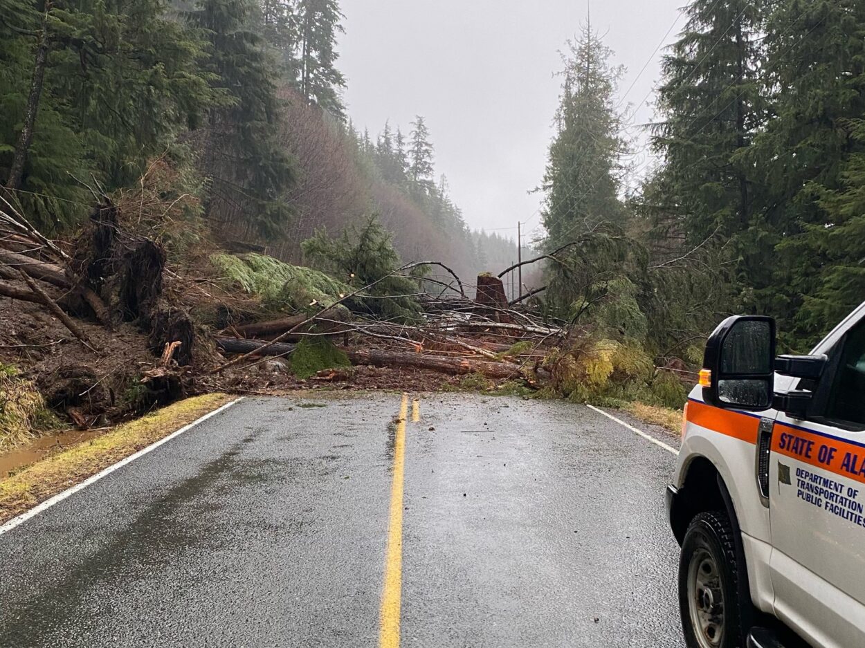 The road to Hydaburg has reopened after a landslide blocked traffic