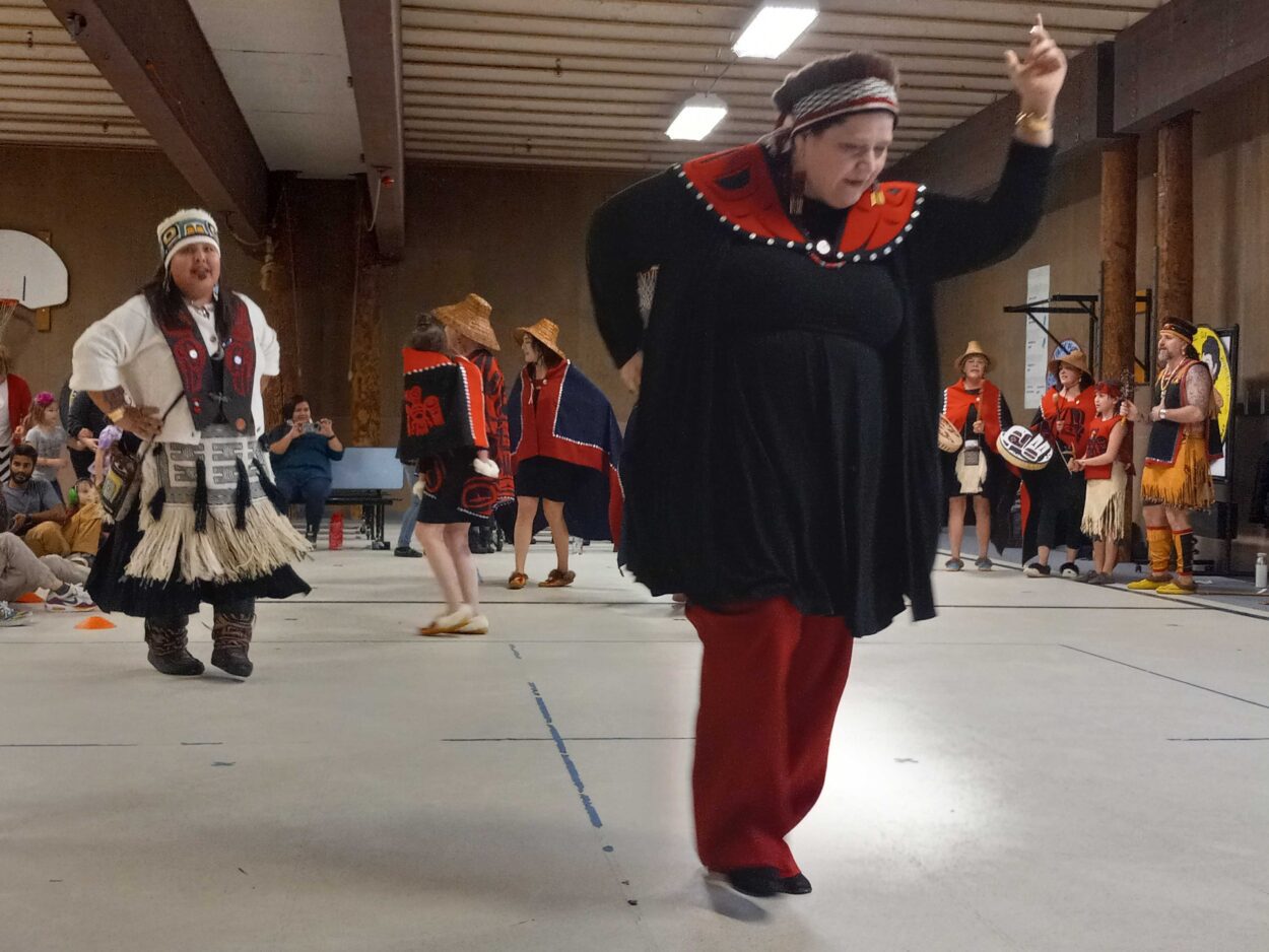 Tongass School of Arts and Sciences students celebrate Indigenous Peoples'  Day with song, dance and language - KRBD